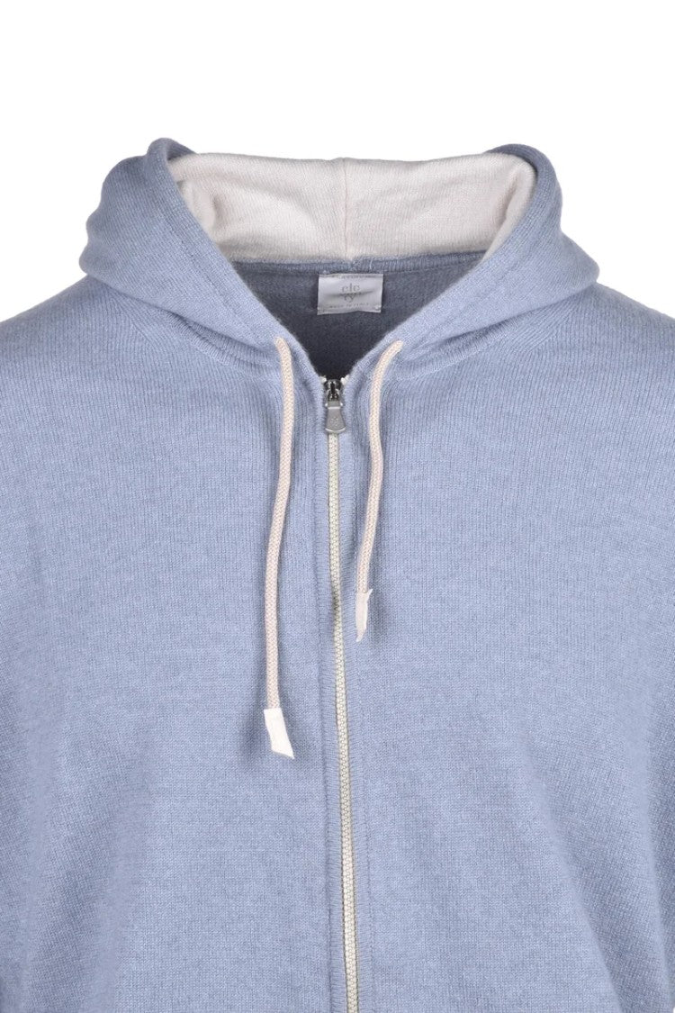 Eleventy Cashmere Zip Cardigan - Grey