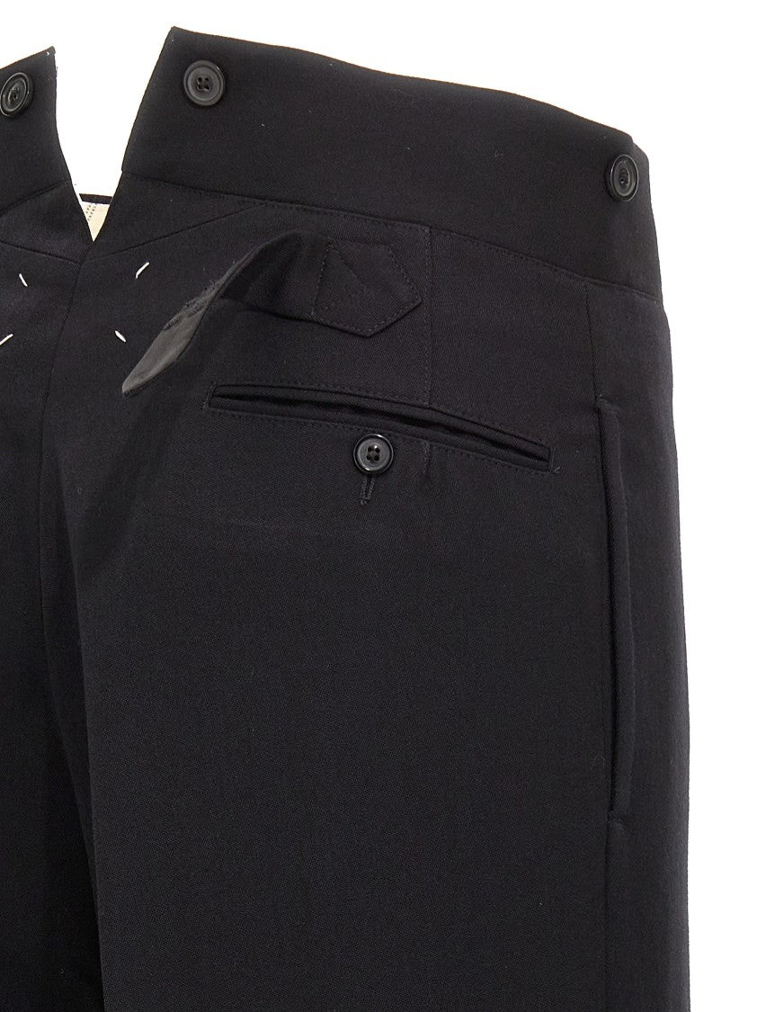 Maison Margiela Strap Wool Pants