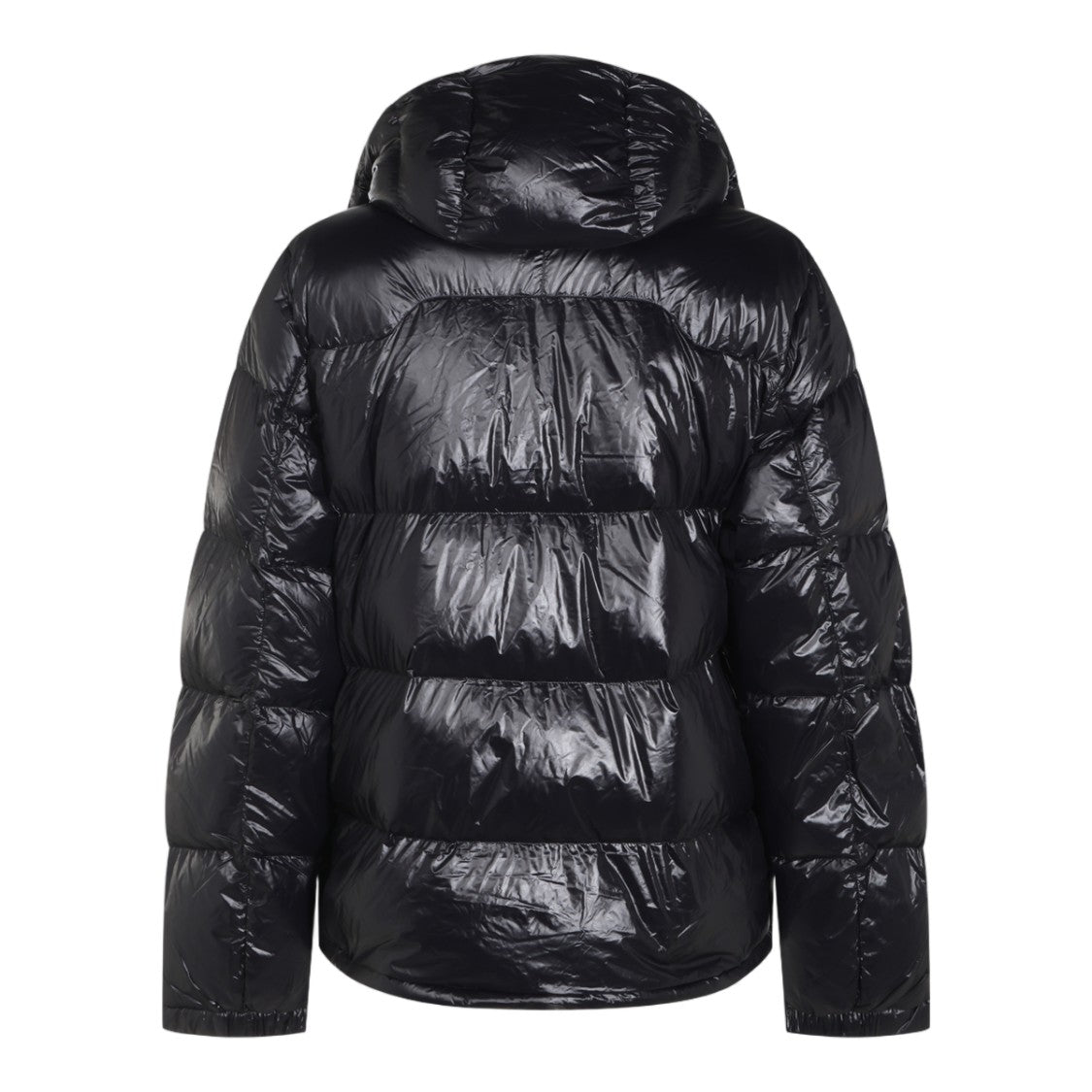 Polo Ralph Lauren Glossy Black Quilted Hooded Down Jacket