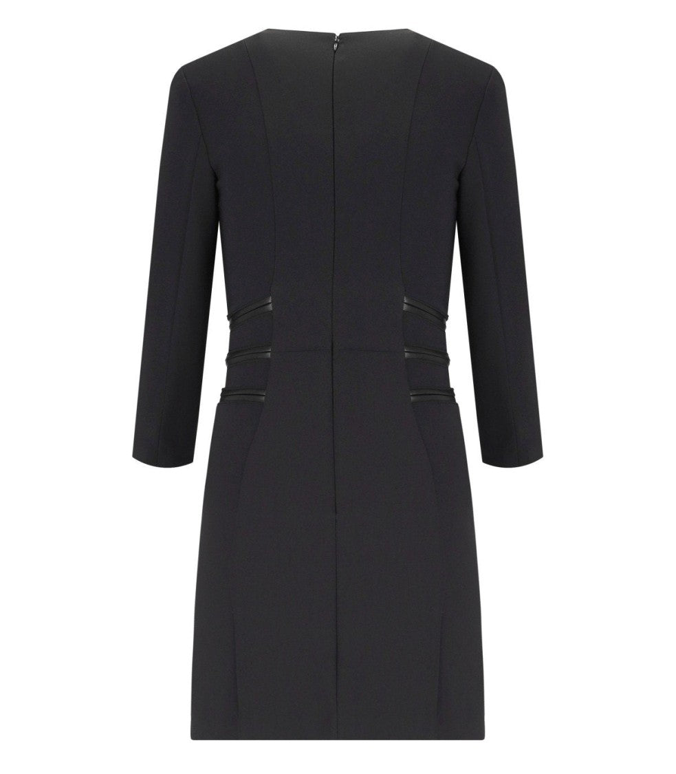 Elisabetta Franchi Black Zipped Dress