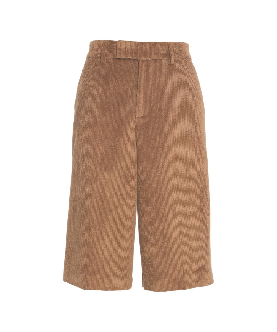 Gender Corduroy Bermuda Shorts
