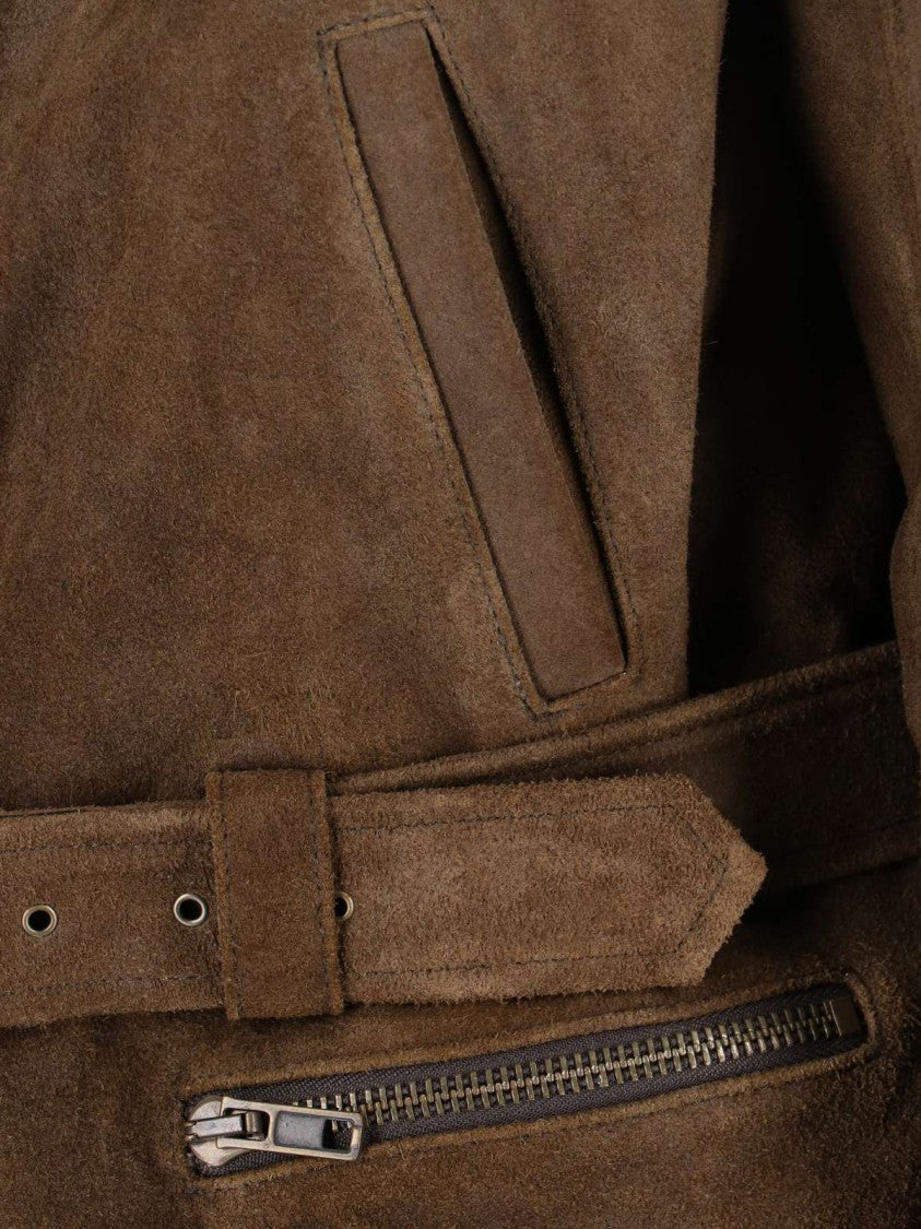Mm6 By Maison Margiela Biker Jacket – Brown