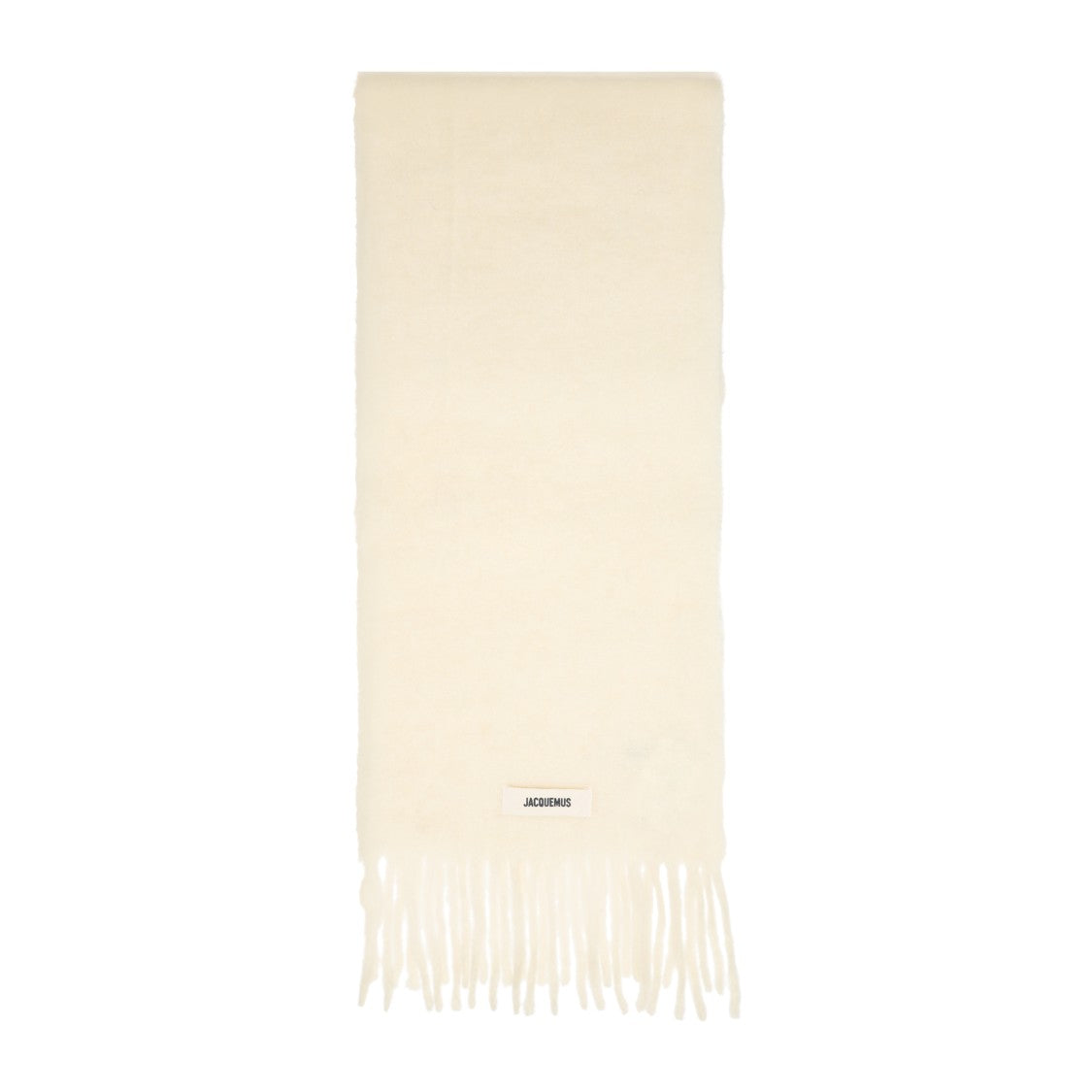 Jacquemus Off White Alpaca L Echarpe Carro Scarf