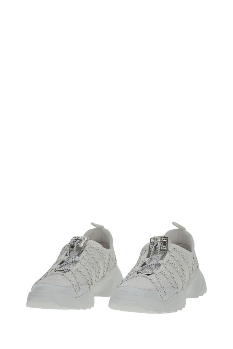 Roger Vivier Sporty Sneakers With Textured Mesh Upper