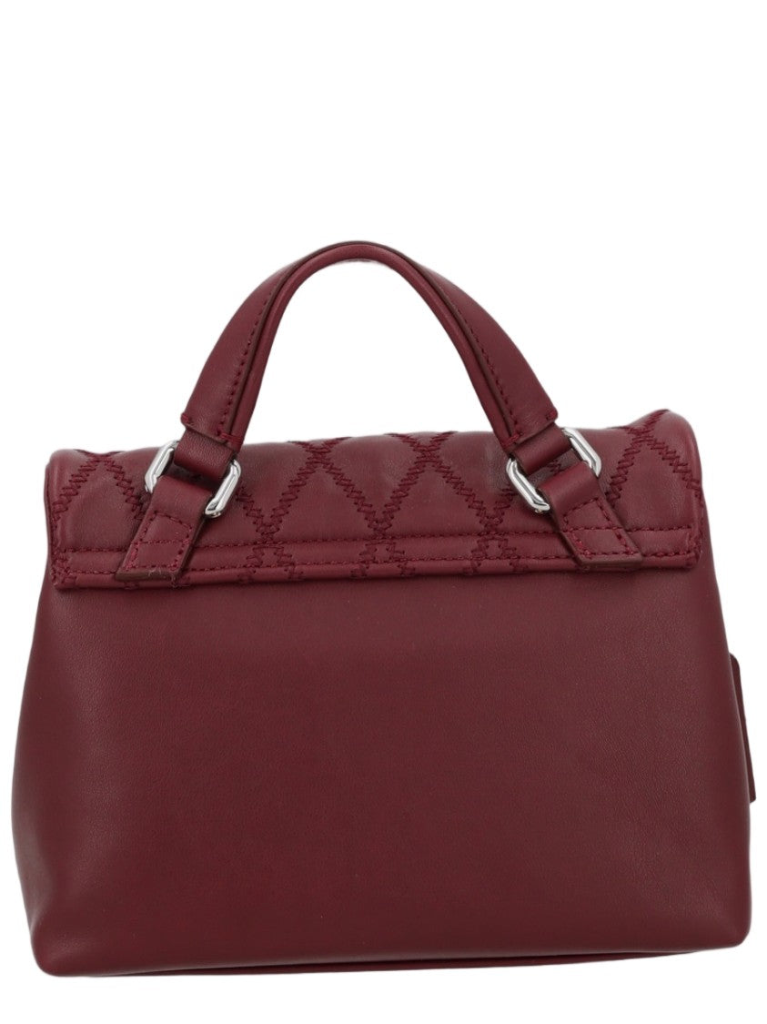 Zanellato Red Quilted Double Turn-Lock Shoulder Bag