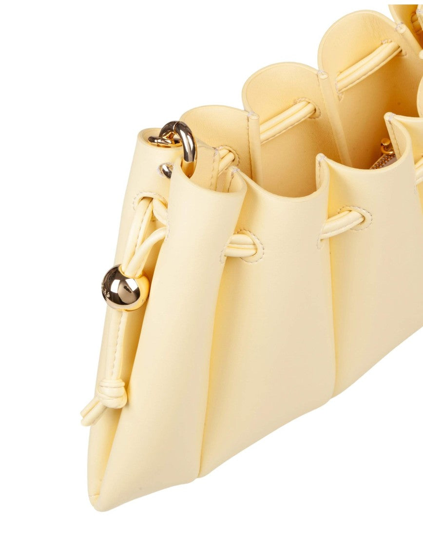 Themoirè Calipso Vegan Leather Bag, Yellow