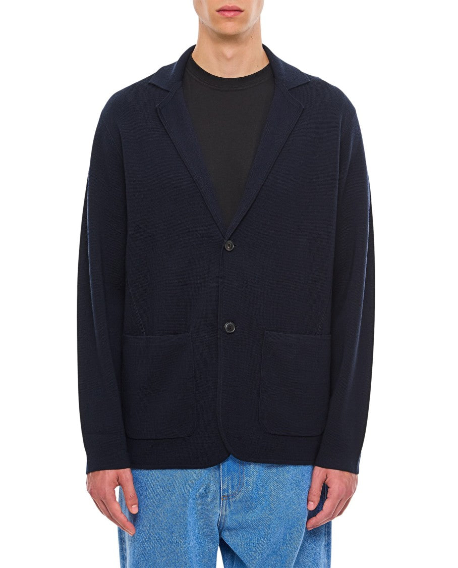 Paul Smith Blue Single-Breasted Jacket