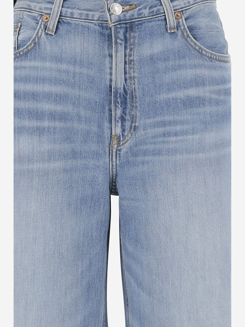 Re/Done Cotton Blend Denim Jeans