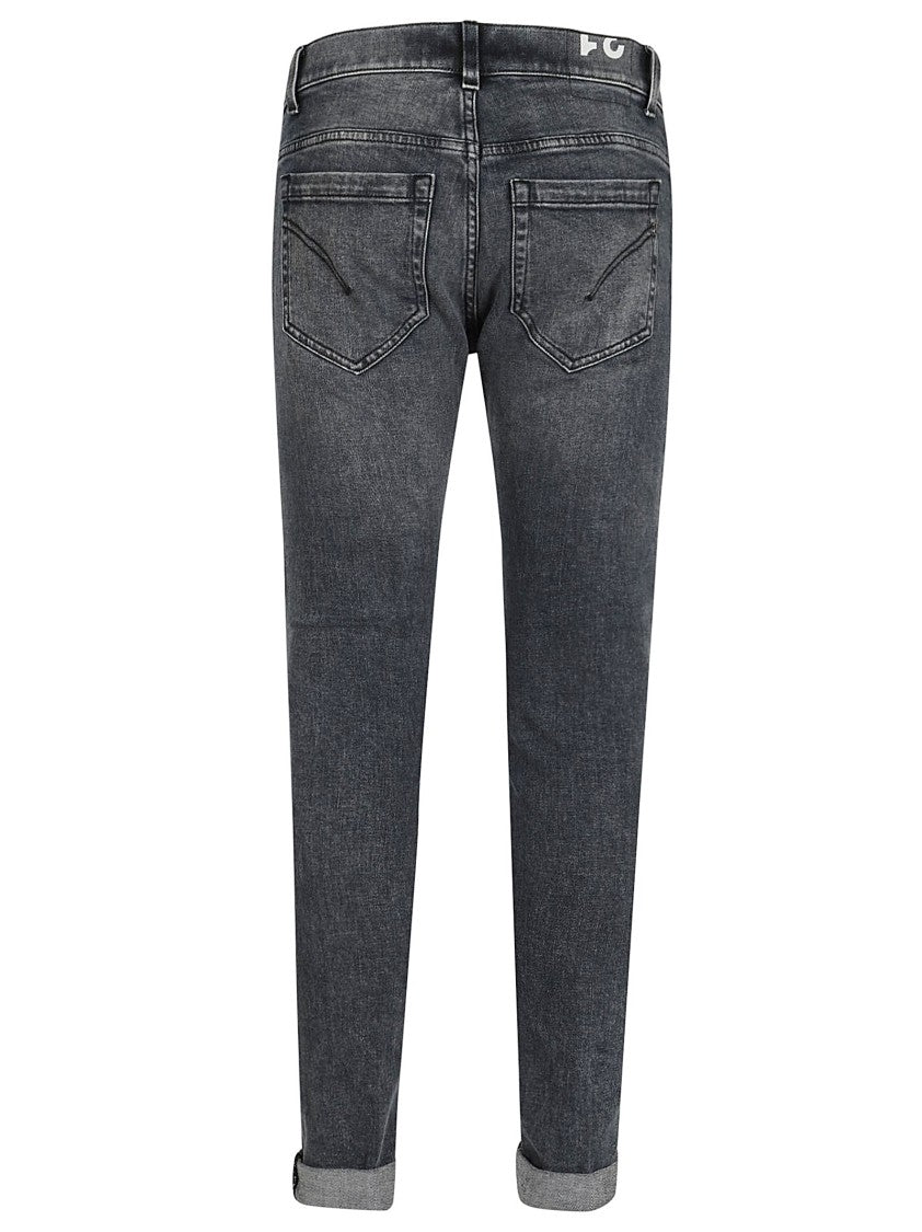 Dondup Slim Fit Blue Trousers