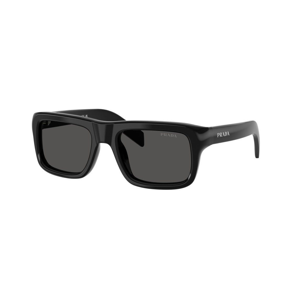 Prada 0Pr D11s Rectangular Black Acetate Sunglasses