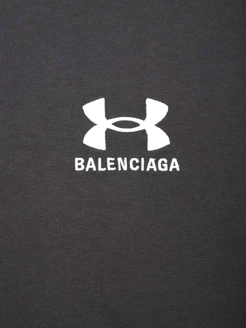 Balenciaga Modern Fit Black T-Shirt With Signature Logo