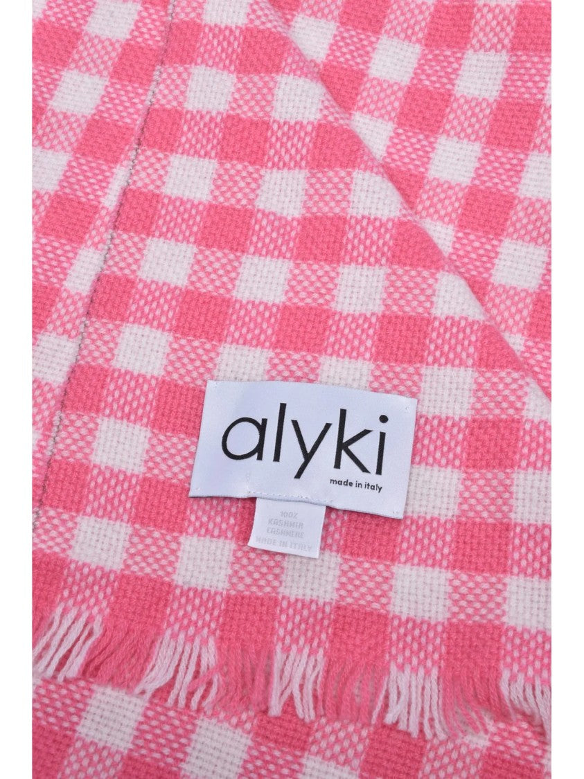 That's Alyki That's Alyki Cashmere Scarf - White/Pink