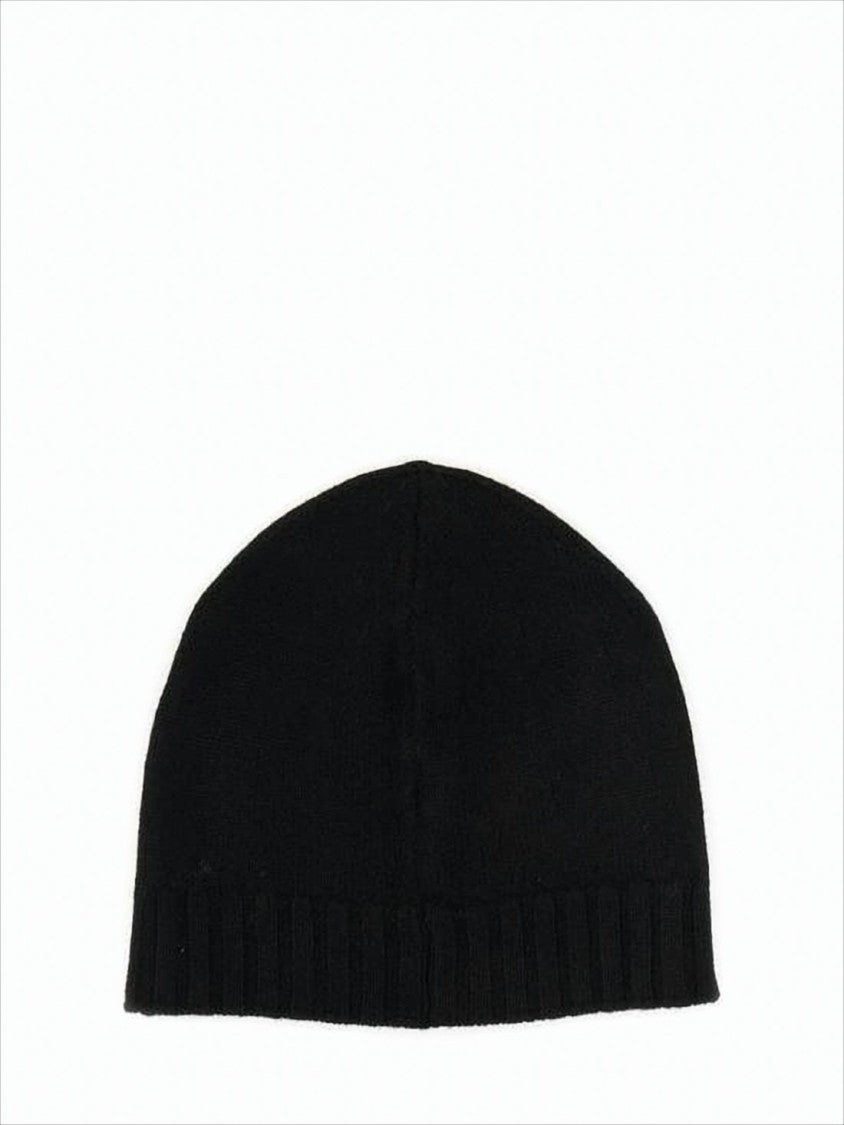 Jil Sander Wool Hat With Rounded Silhouette And Ribbed Edge