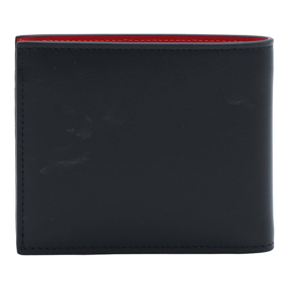 Christian Louboutin Black/Red Bifold Leather Wallet