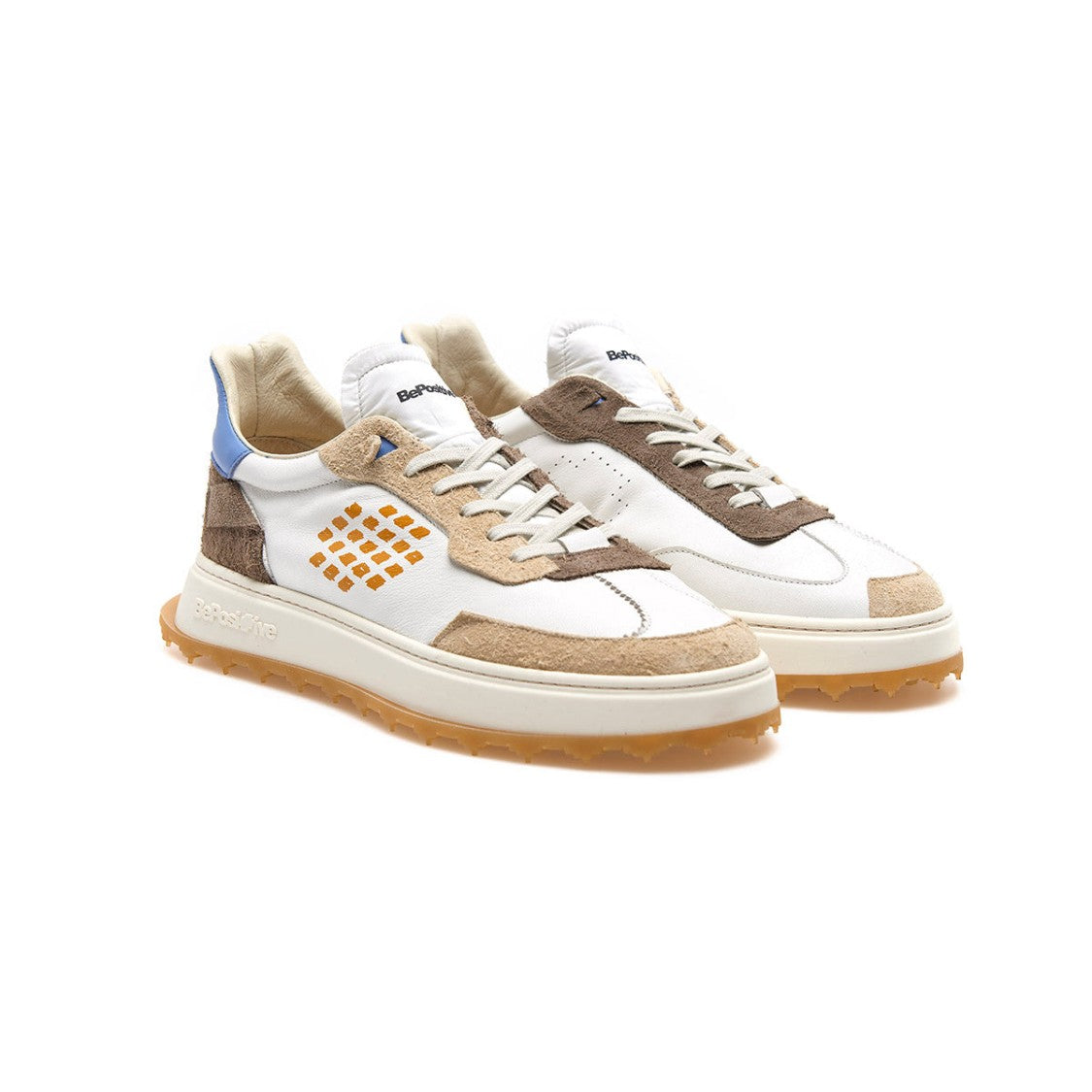 Bepositive Cuprace Wing - Leather + Suede Sneakers