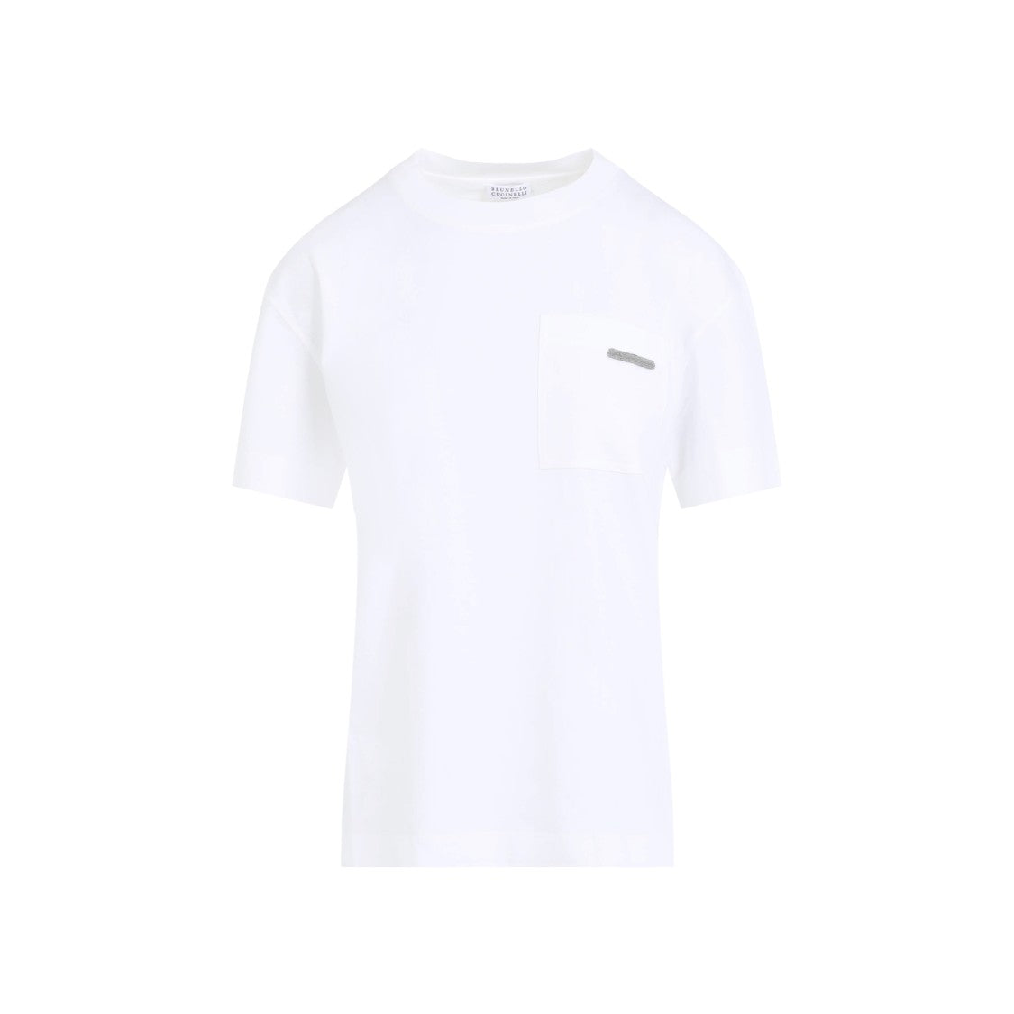Brunello Cucinelli Classic Crew Neck White T-Shirt
