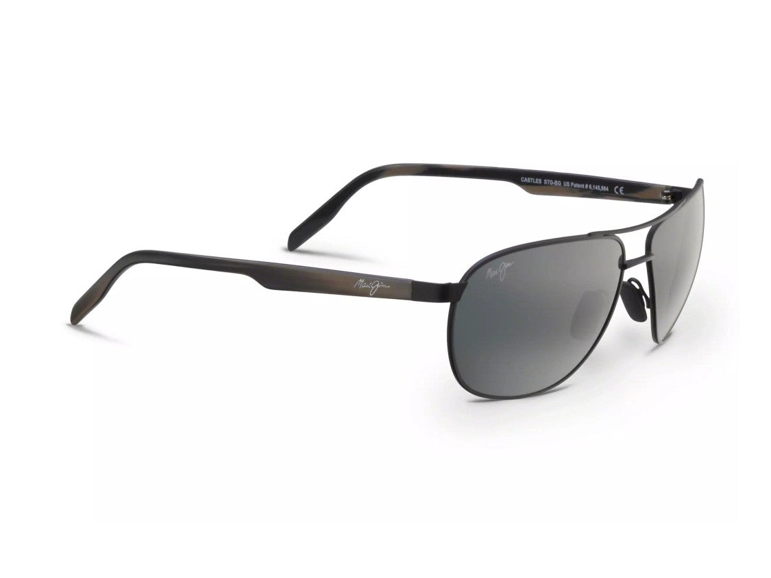 Maui Jim Tortoiseshell Mj0728s Metal Sunglasses