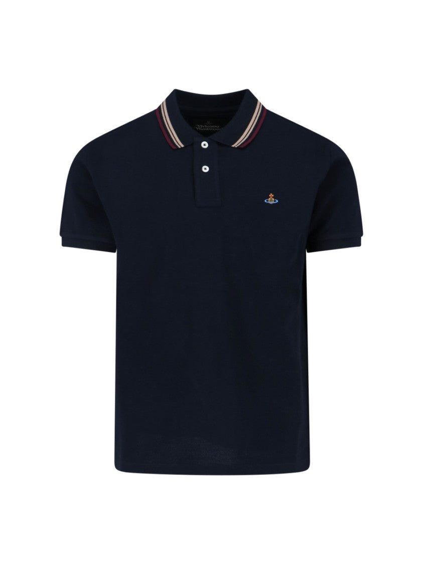 Vivienne Westwood 'Orb' Polo – Dark Blue