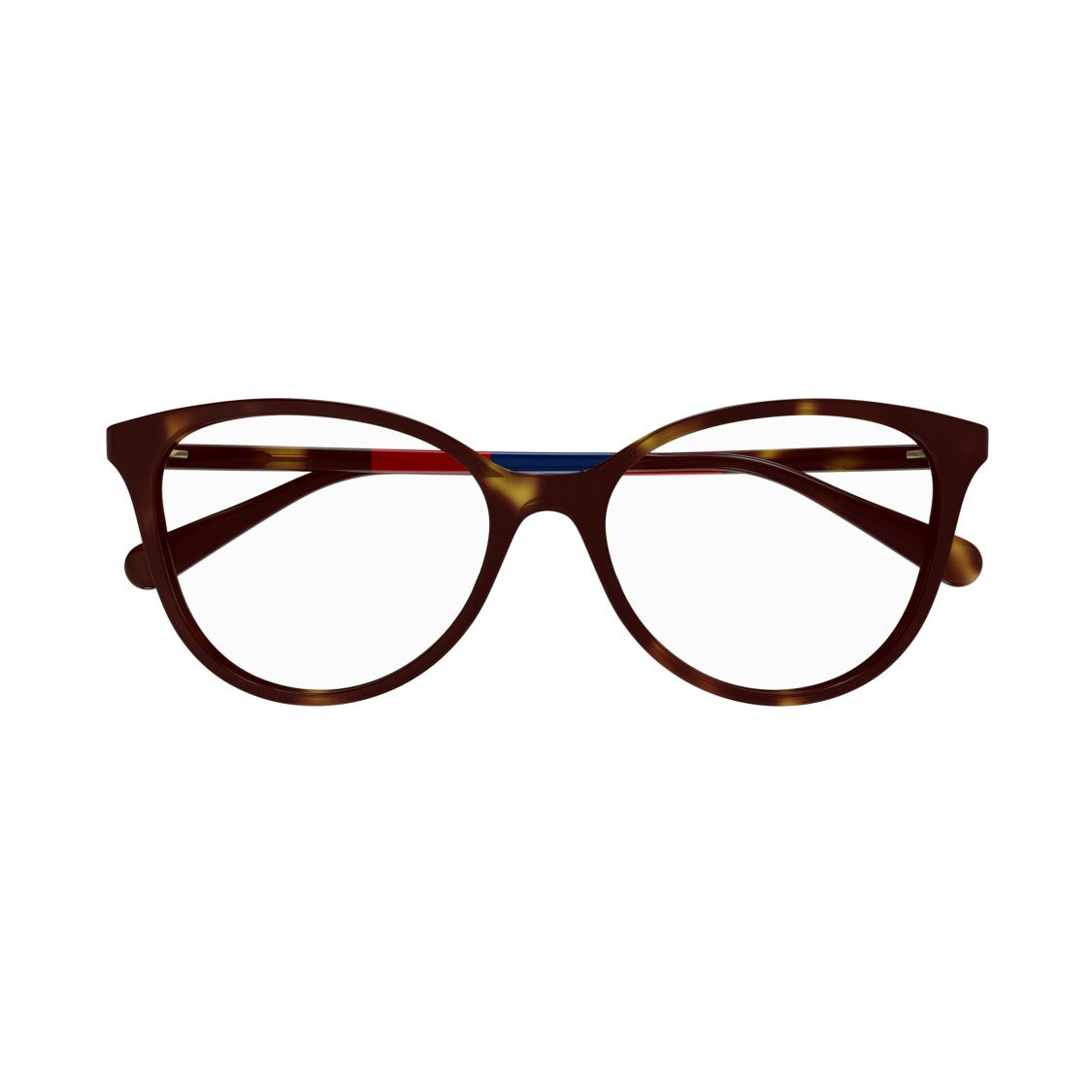 Gucci Gg1359o Rounded Tortoiseshell Eyeglasses