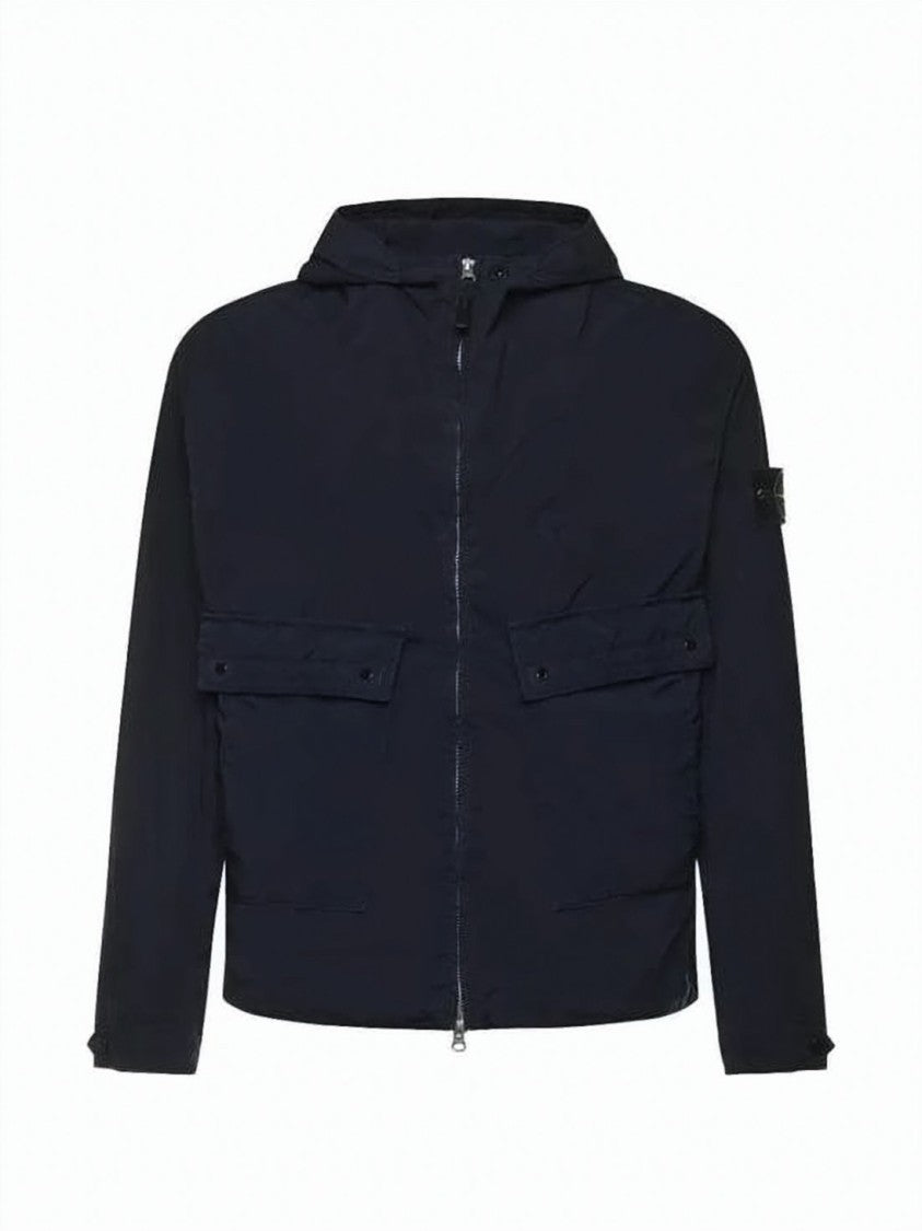 Stone Island Structured Black Casual Jacket