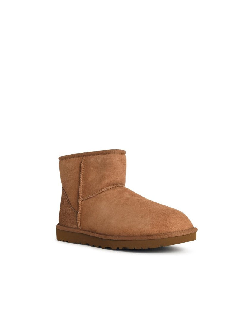 Ugg Classic Mini' Chestnut Suede Boots
