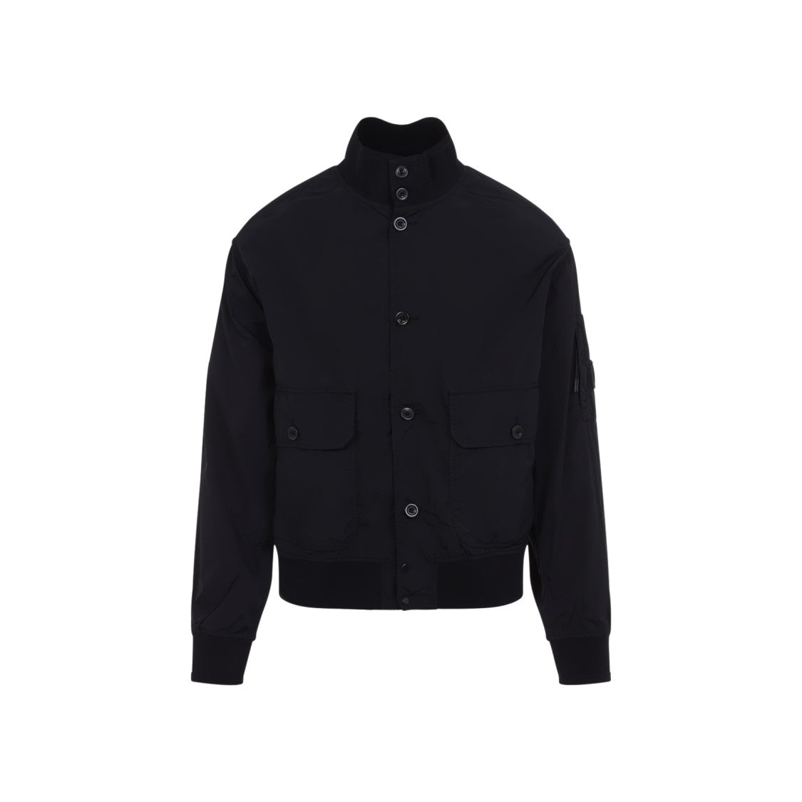 C.P. Company Total Eclipse Blue Chrome-R Full Button Jacket