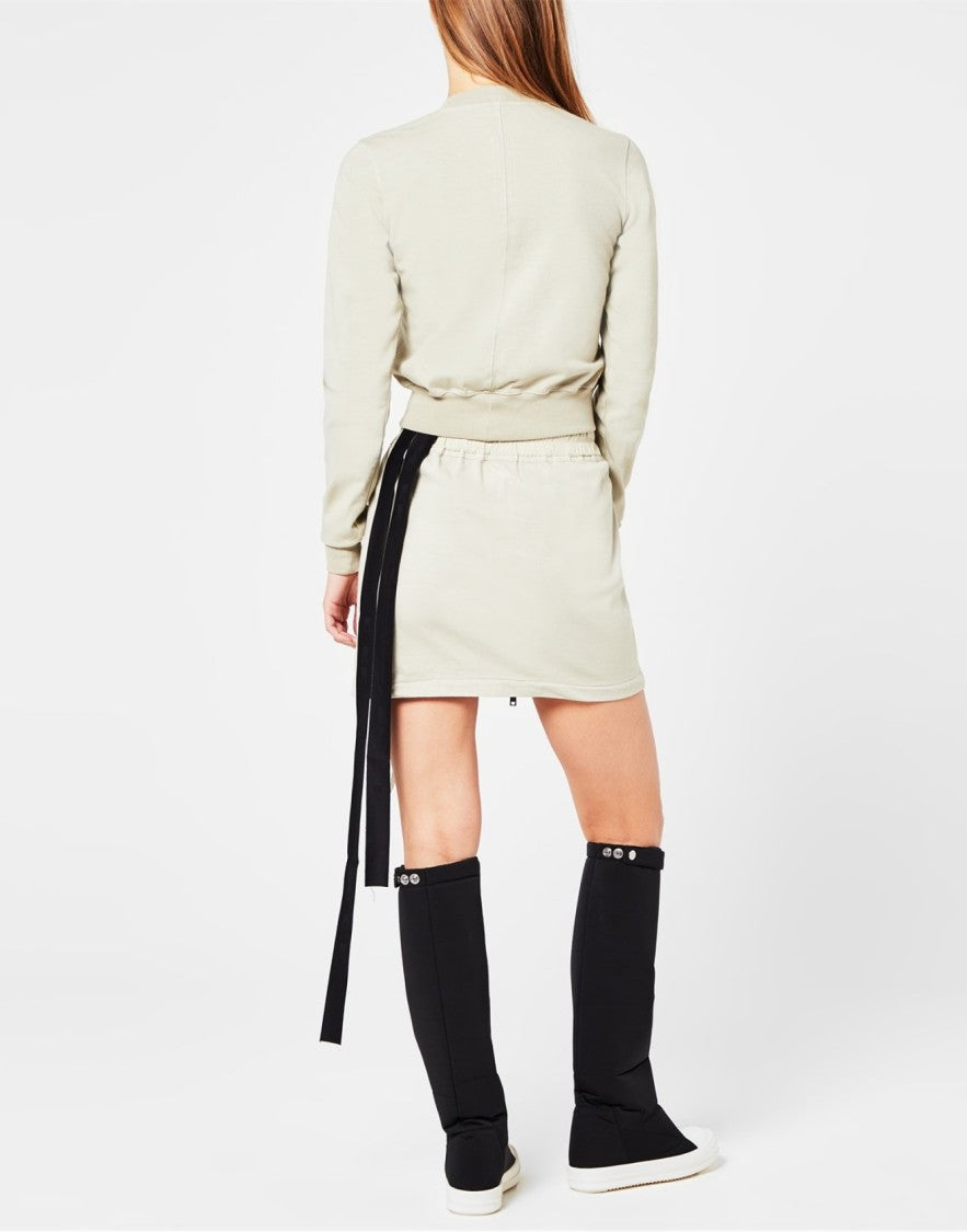 Drkshdw By Rick Owens Pearl Cropped Sweatshirt