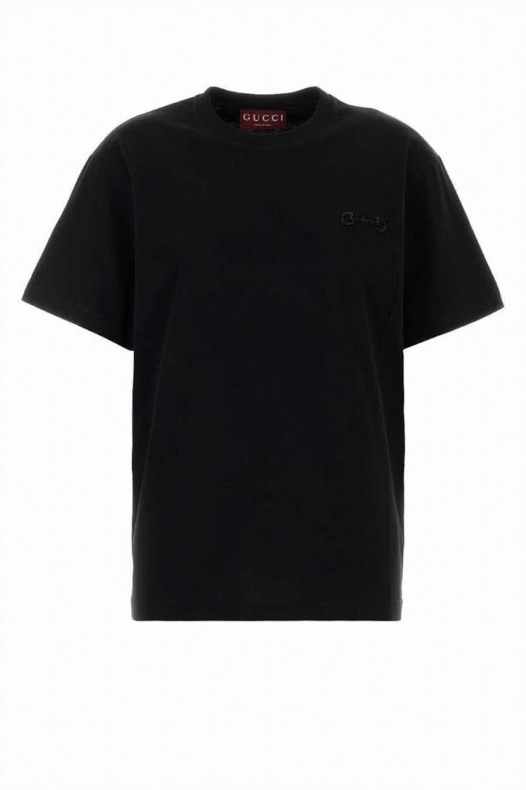 Gucci Relaxed-Fit Black Cotton T-Shirt