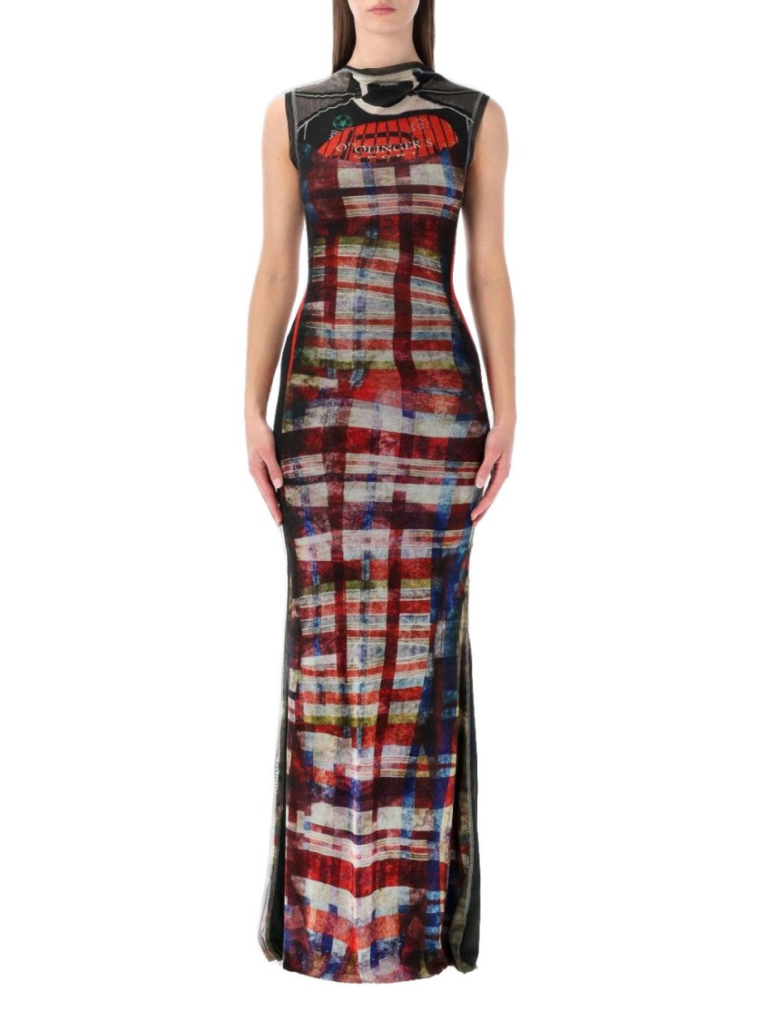 Ottolinger Maxi Dress With Abstract Print