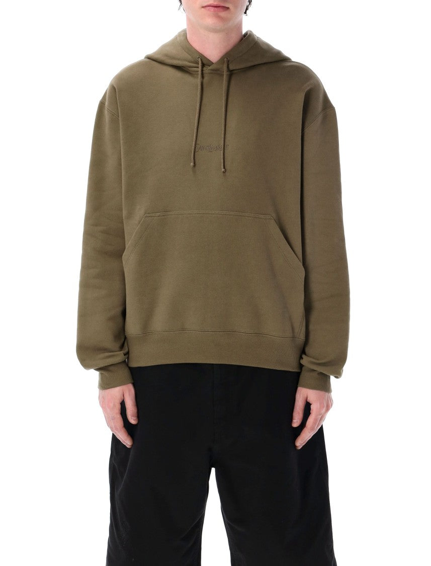 Saint Laurent Relaxed Fit Cotton Hoodie