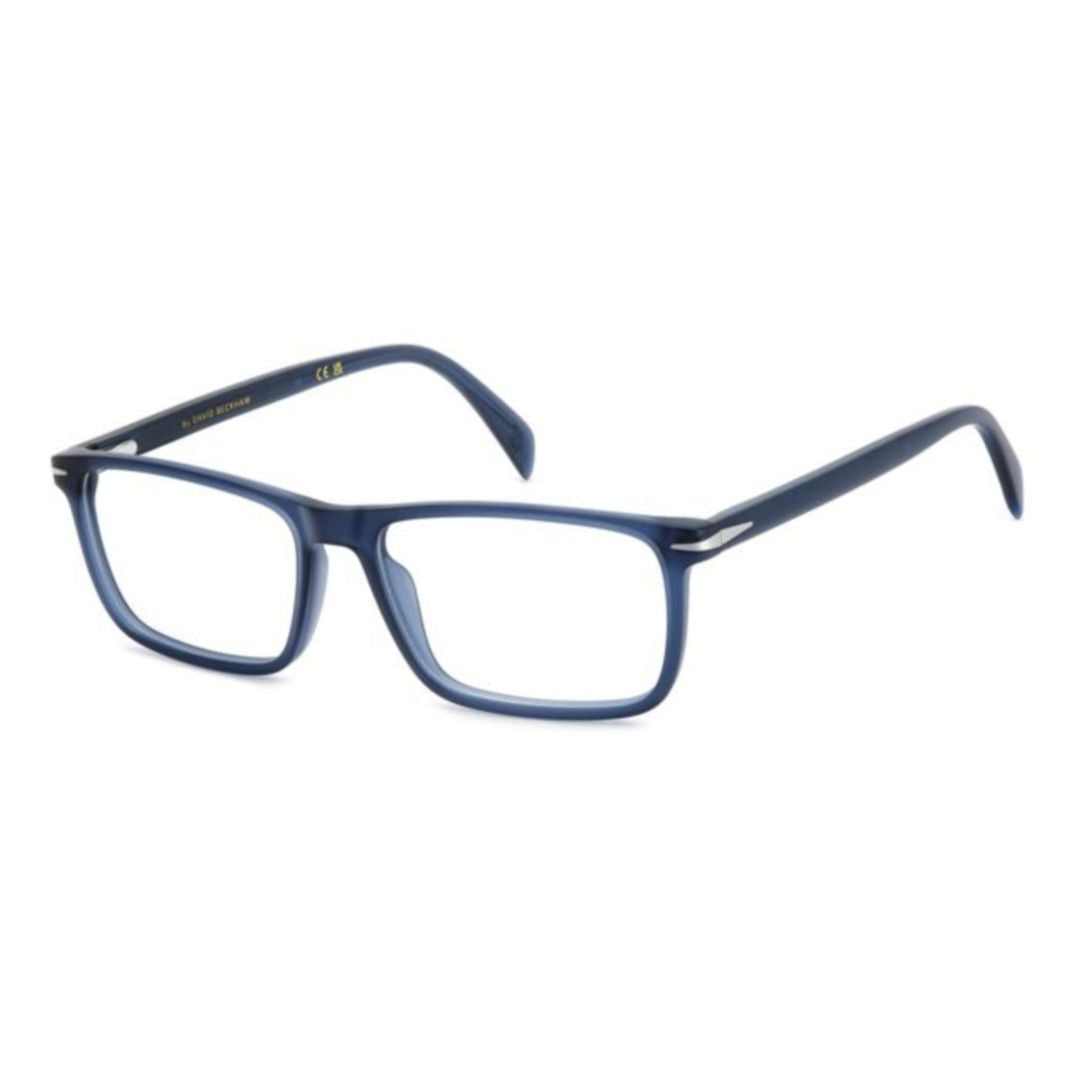 David Beckham Db 1019 Rectangular Eyeglasses In Deep Blue