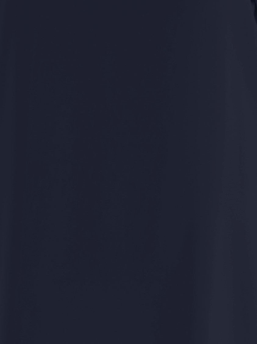 Allude Silk T-Shirt With Curved Hem And Side Slits