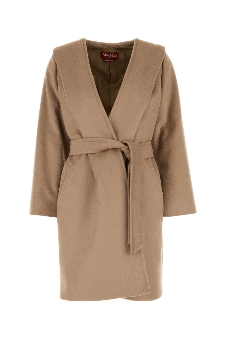 Mm Studio Camel Wool Newmang Coat
