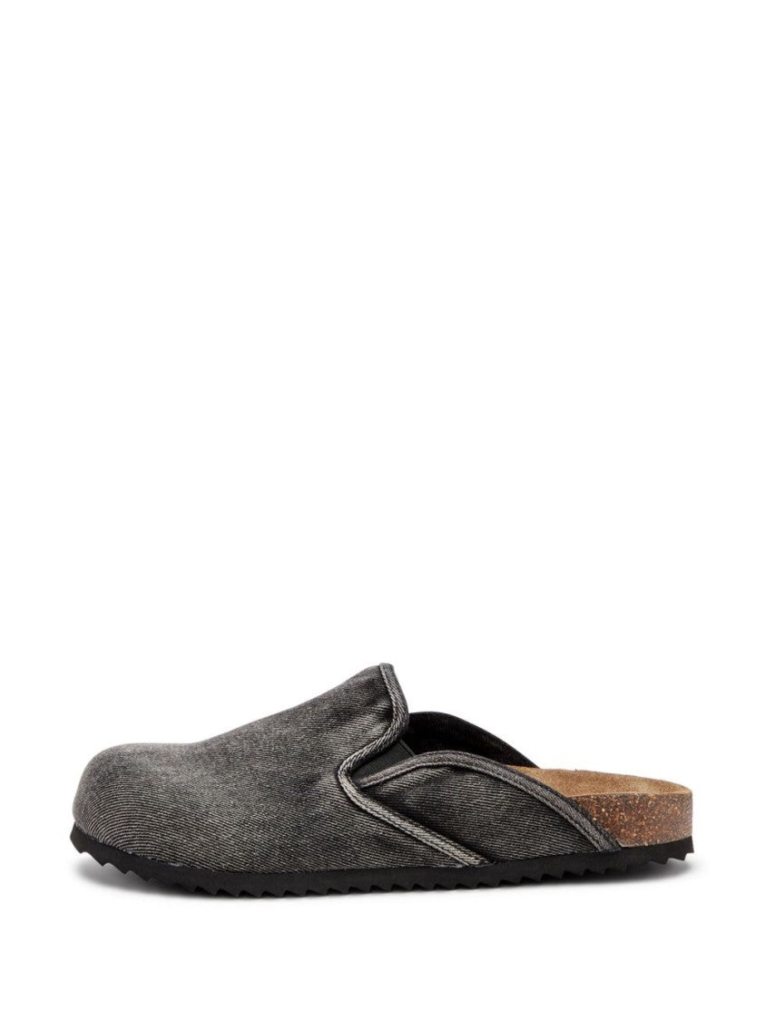 Diesel Textured Slip-On Sandals