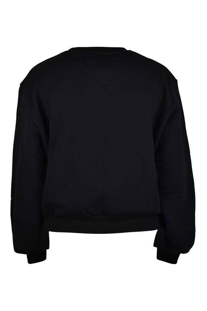 Giuseppe Zanotti Short Black Cotton Sweatshirt