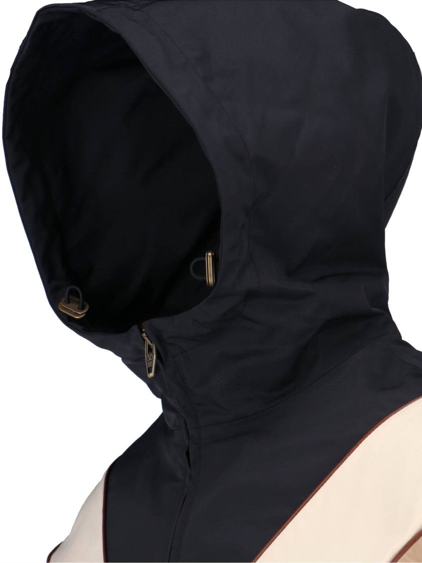 Valentino Beige Jacket With Structured Silhouette And Minimalist Design