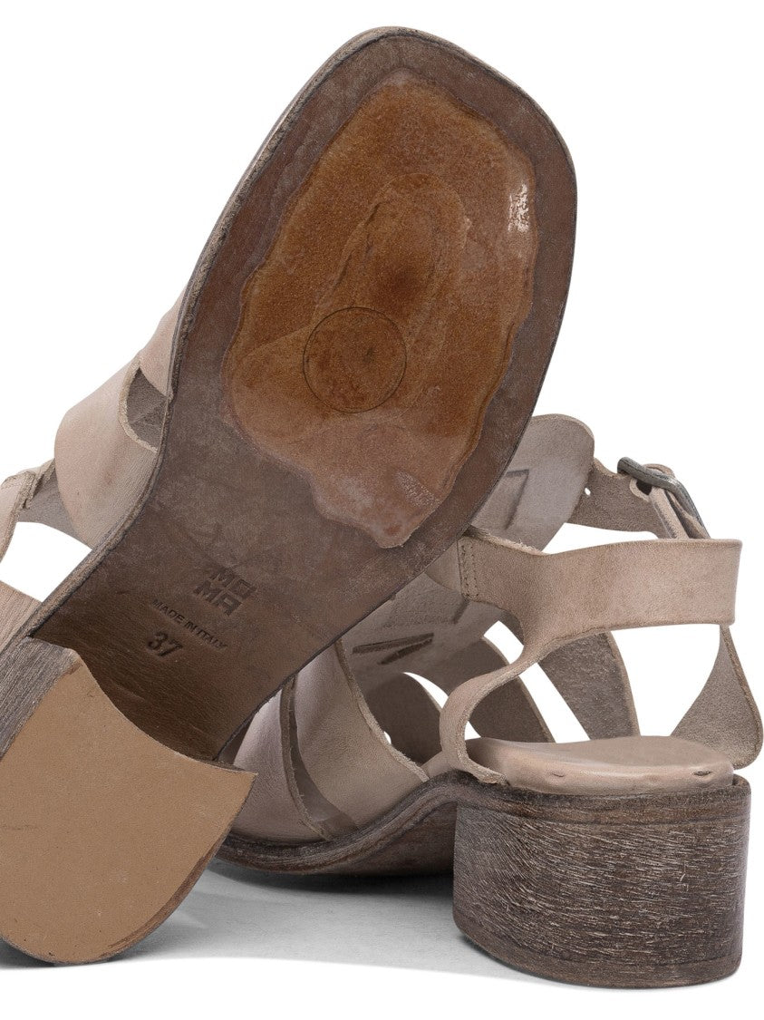 Moma Open Toe Sandals With Ankle Strap
