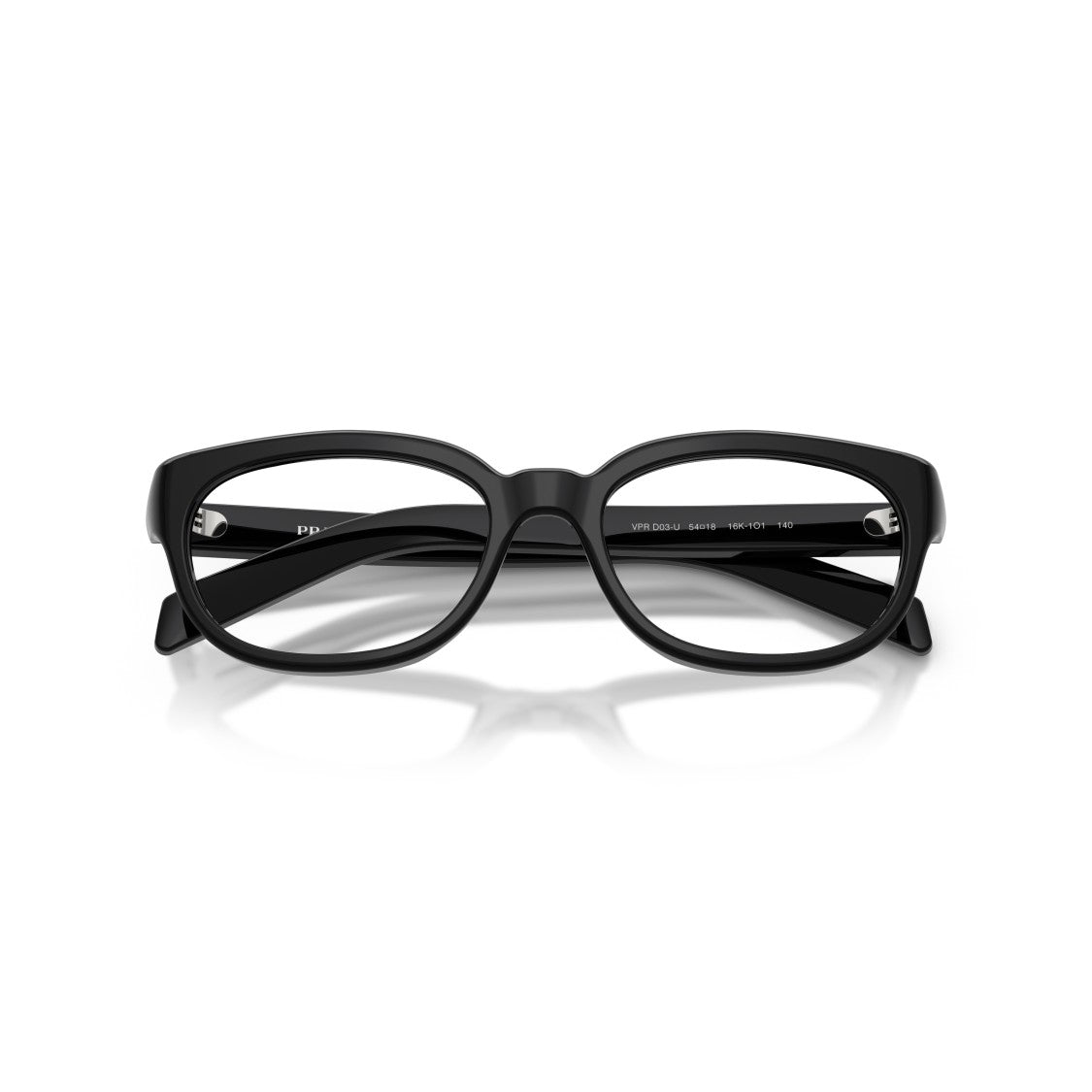 Prada 0Pr D03vu Rectangular Black Acetate Sunglasses