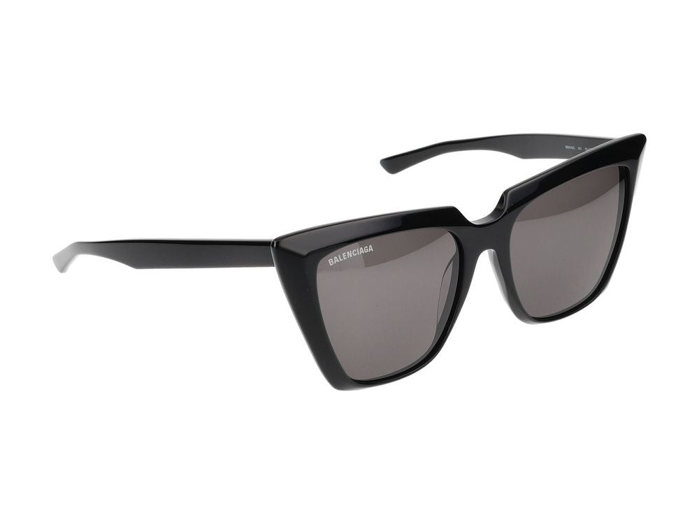 Balenciaga Black Bb0046s Acetate Oversized Square Frame Sunglasses