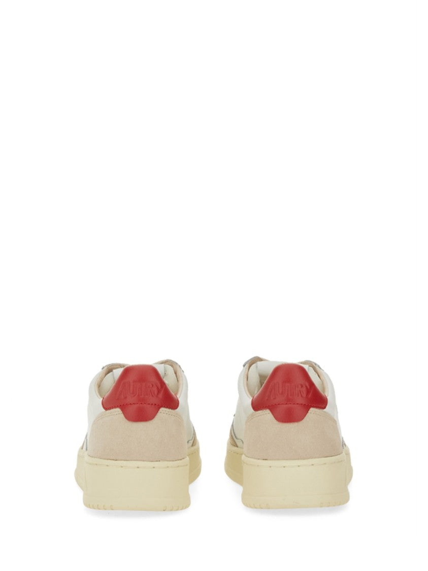 Autry Medalist Low Leather Suede Panels Sneakers