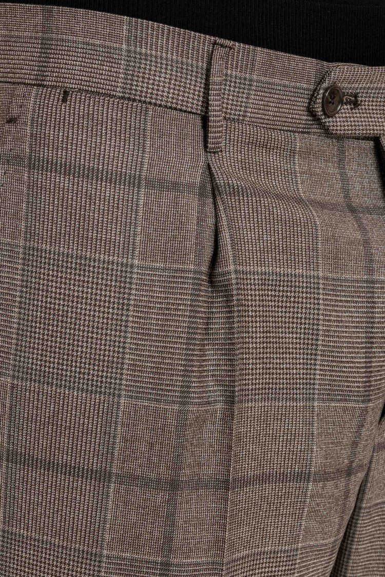 Tagliatore Super 130’S Virgin Wool Check Suit
