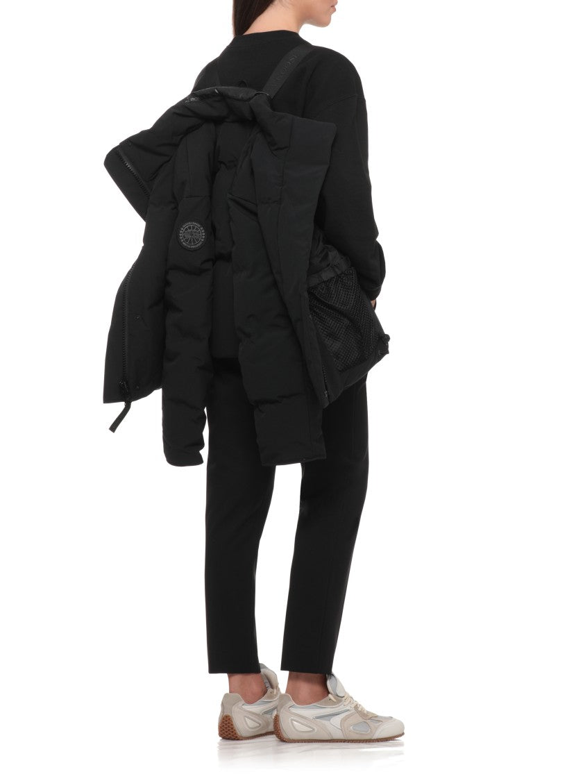 Canada Goose High Neck Short Padded Jacket With Hidden Closure