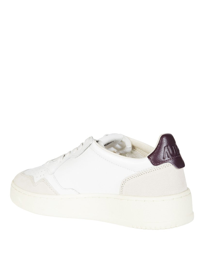 Autry White Medalist Low Synthetic Sneakers