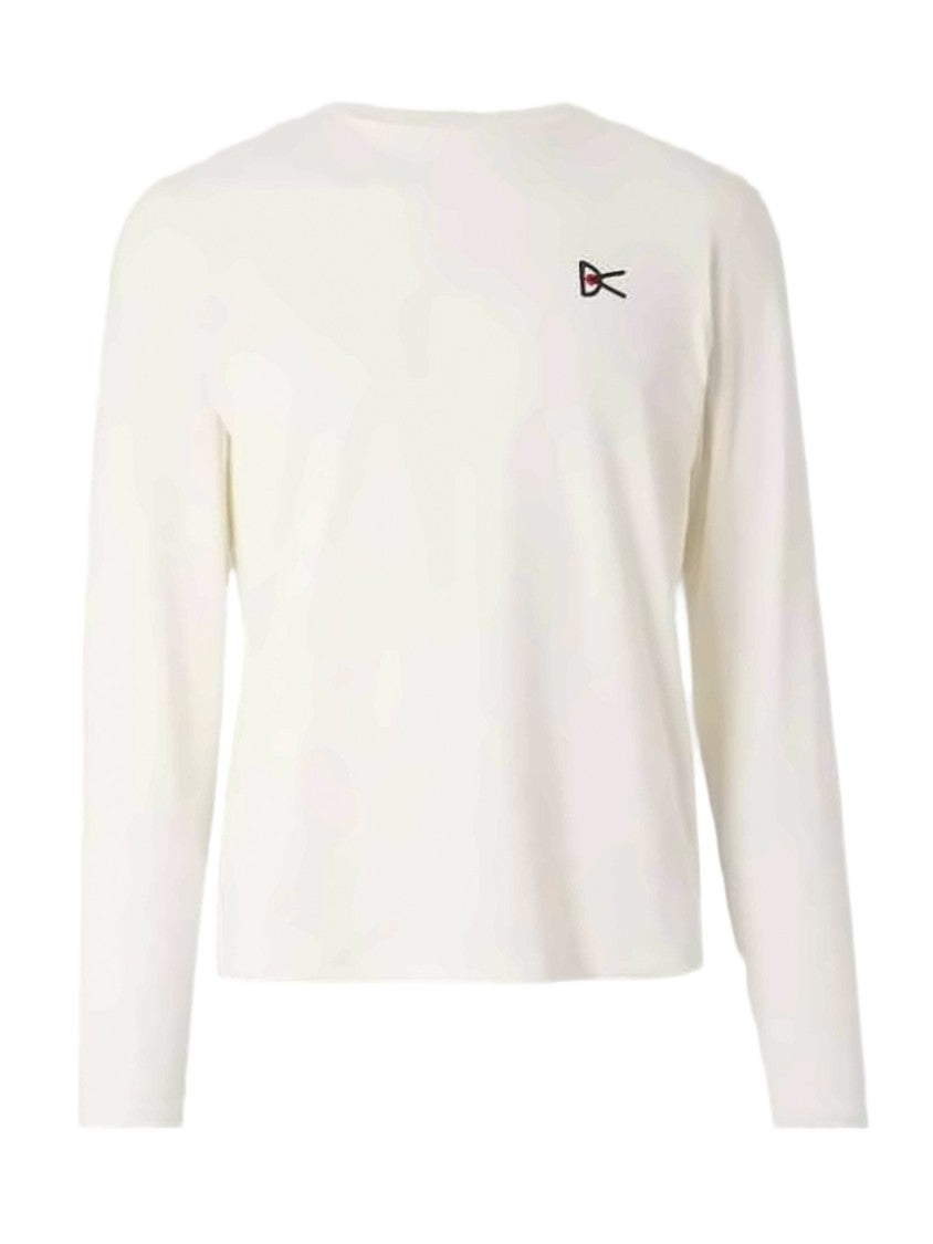 District Vision Minimalist Long-Sleeve T-Shirt With Subtle Logo Detail