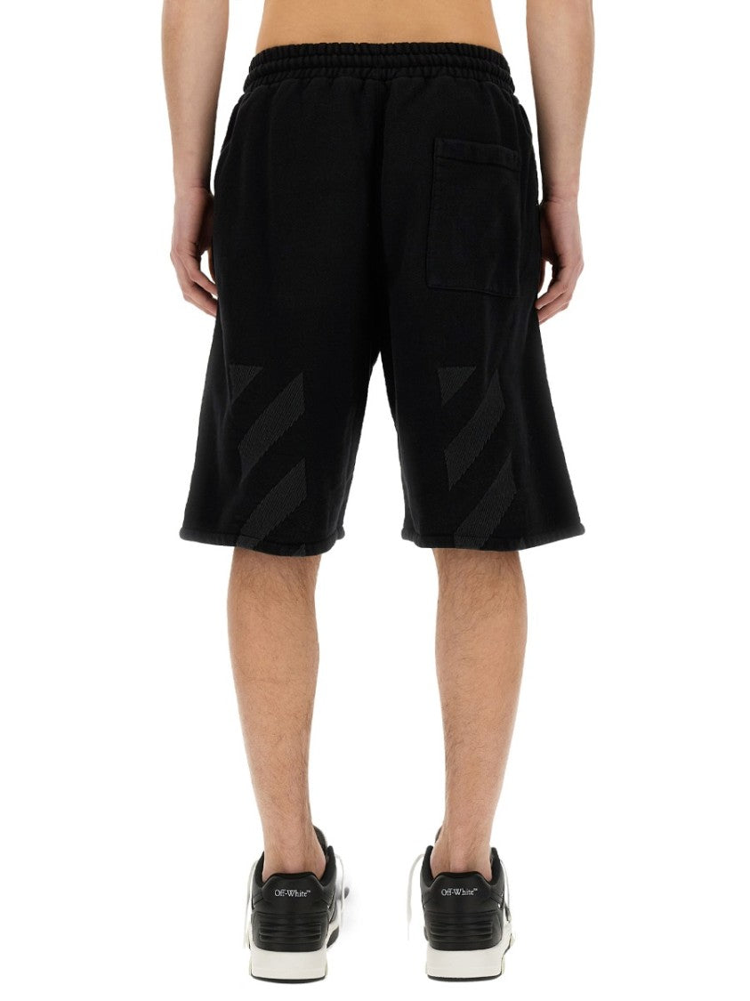 Off-White Relaxed Fit Bermuda Shorts