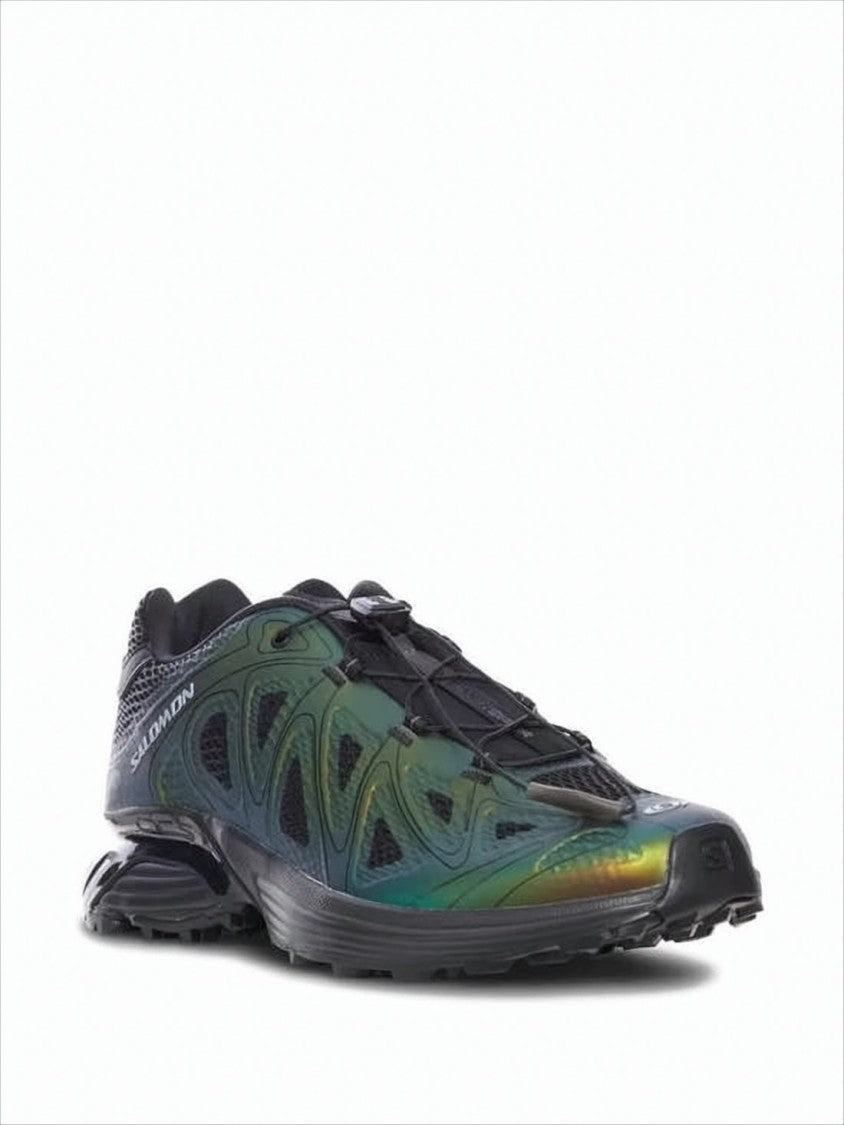 Salomon Iridescent Green Low-Profile Sneakers