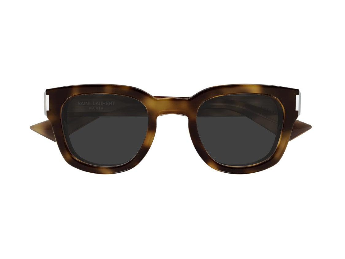 Saint Laurent Sl 838 Metallic Tortoiseshell Square Sunglasses