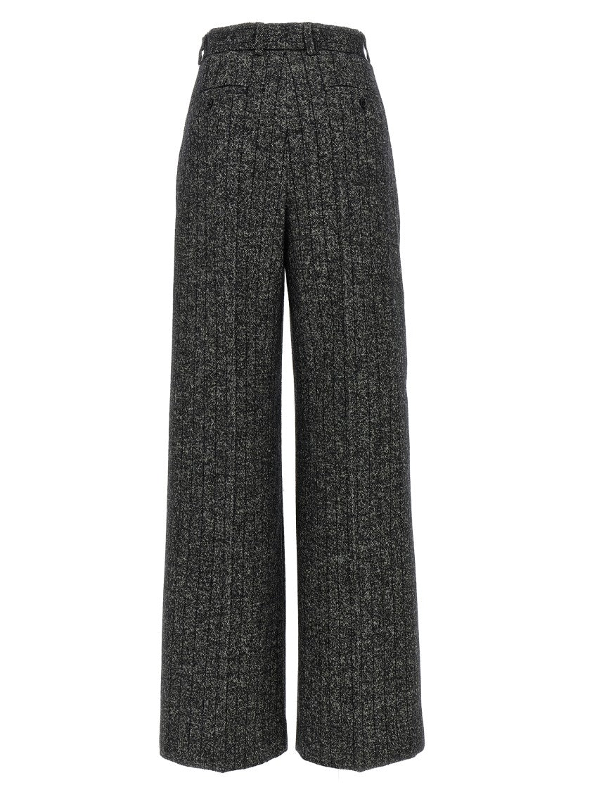 Dolce & Gabbana Striped Wool Pants