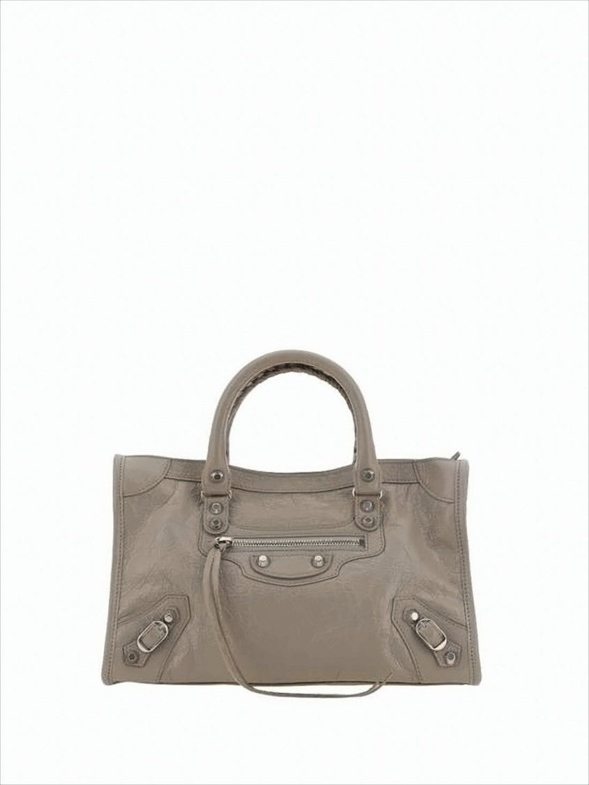 Balenciaga Rectangular Tote Bag In Textured Lambskin With Detachable Strap