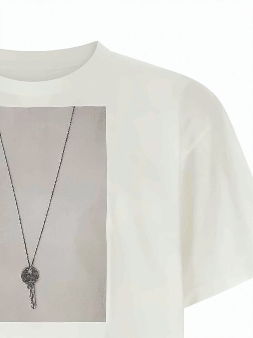 Mm6 By Maison Margiela Photographic Print Short-Sleeved T-Shirt With Crew Neckline